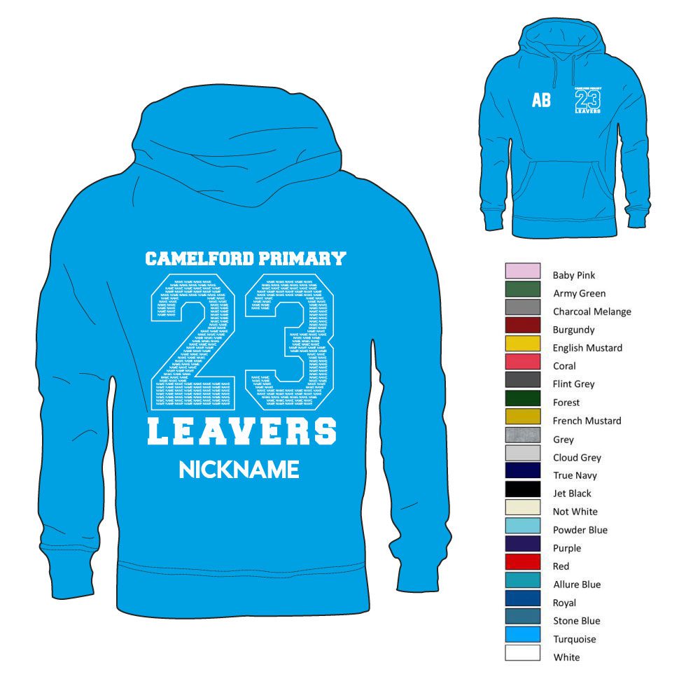 Camelford Primary 2023 Leavers Hoodie 1